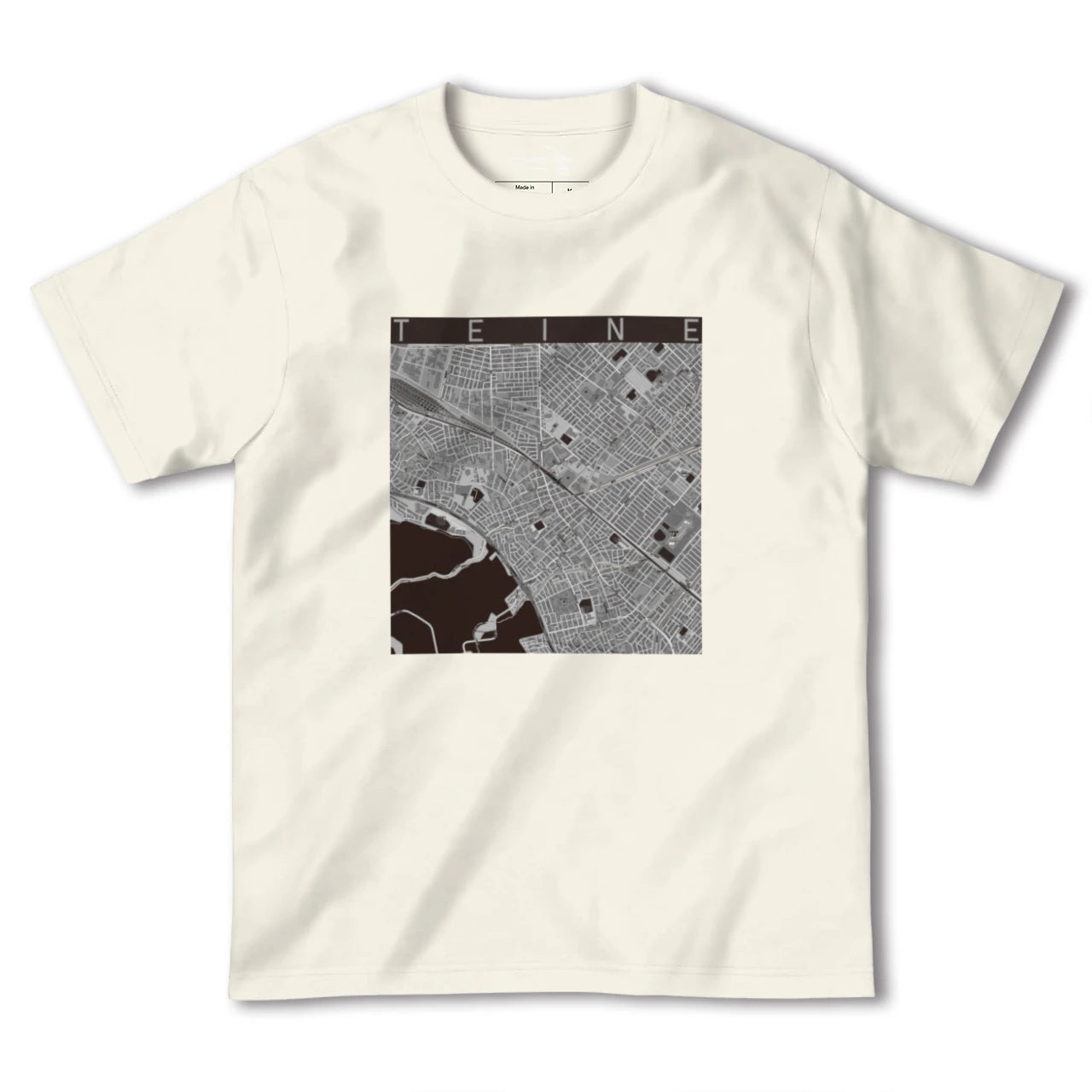 【手稲(北海道)】地図柄ヘビーウェイトTシャツ