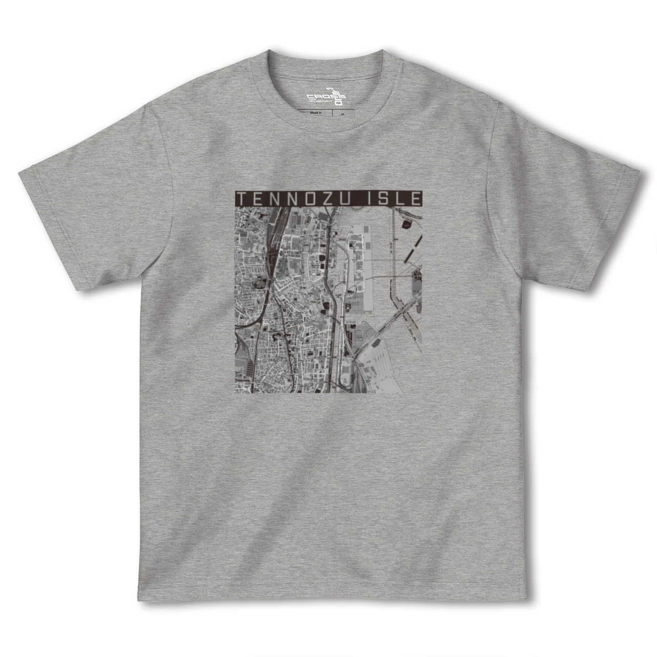 【天王洲アイル(東京都)】地図柄ヘビーウェイトTシャツ