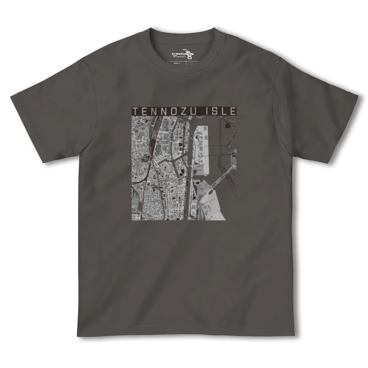 【天王洲アイル(東京都)】地図柄ヘビーウェイトTシャツ
