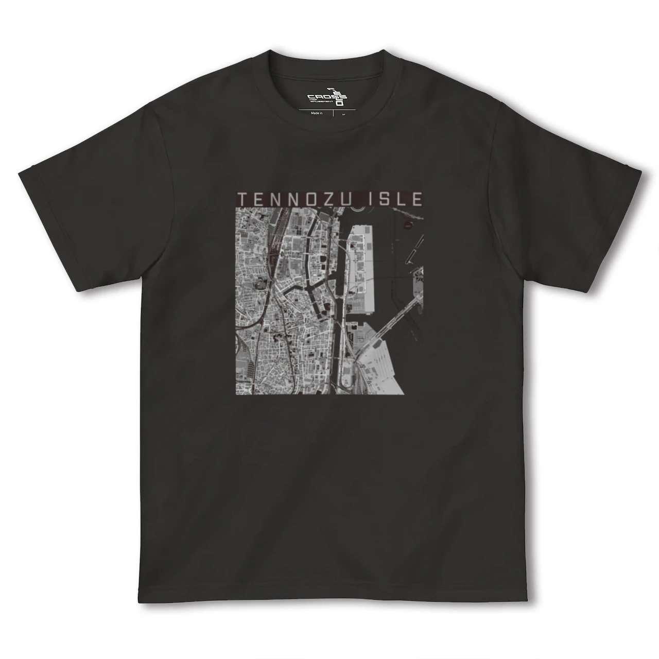 【天王洲アイル(東京都)】地図柄ヘビーウェイトTシャツ