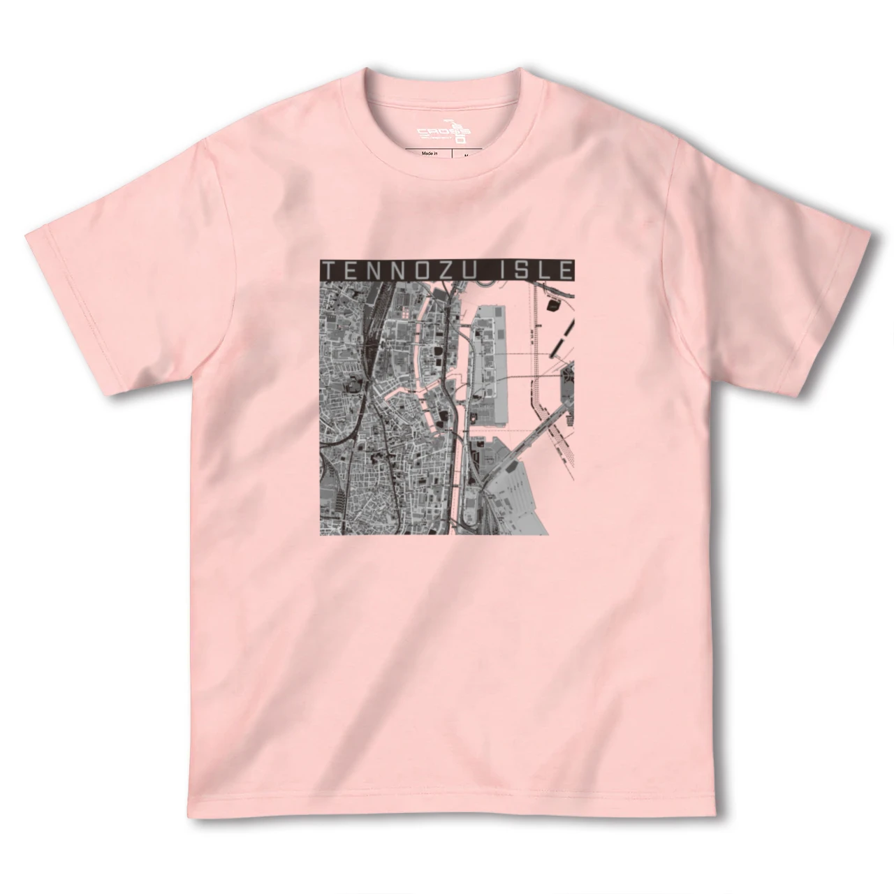 【天王洲アイル(東京都)】地図柄ヘビーウェイトTシャツ
