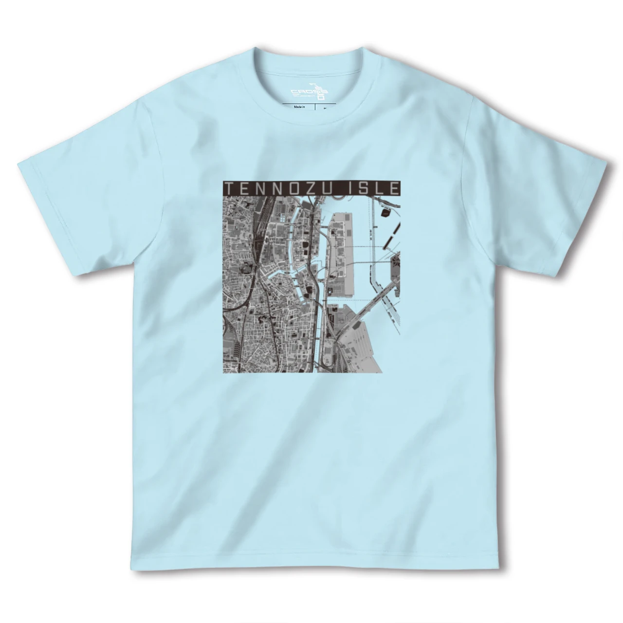 【天王洲アイル(東京都)】地図柄ヘビーウェイトTシャツ