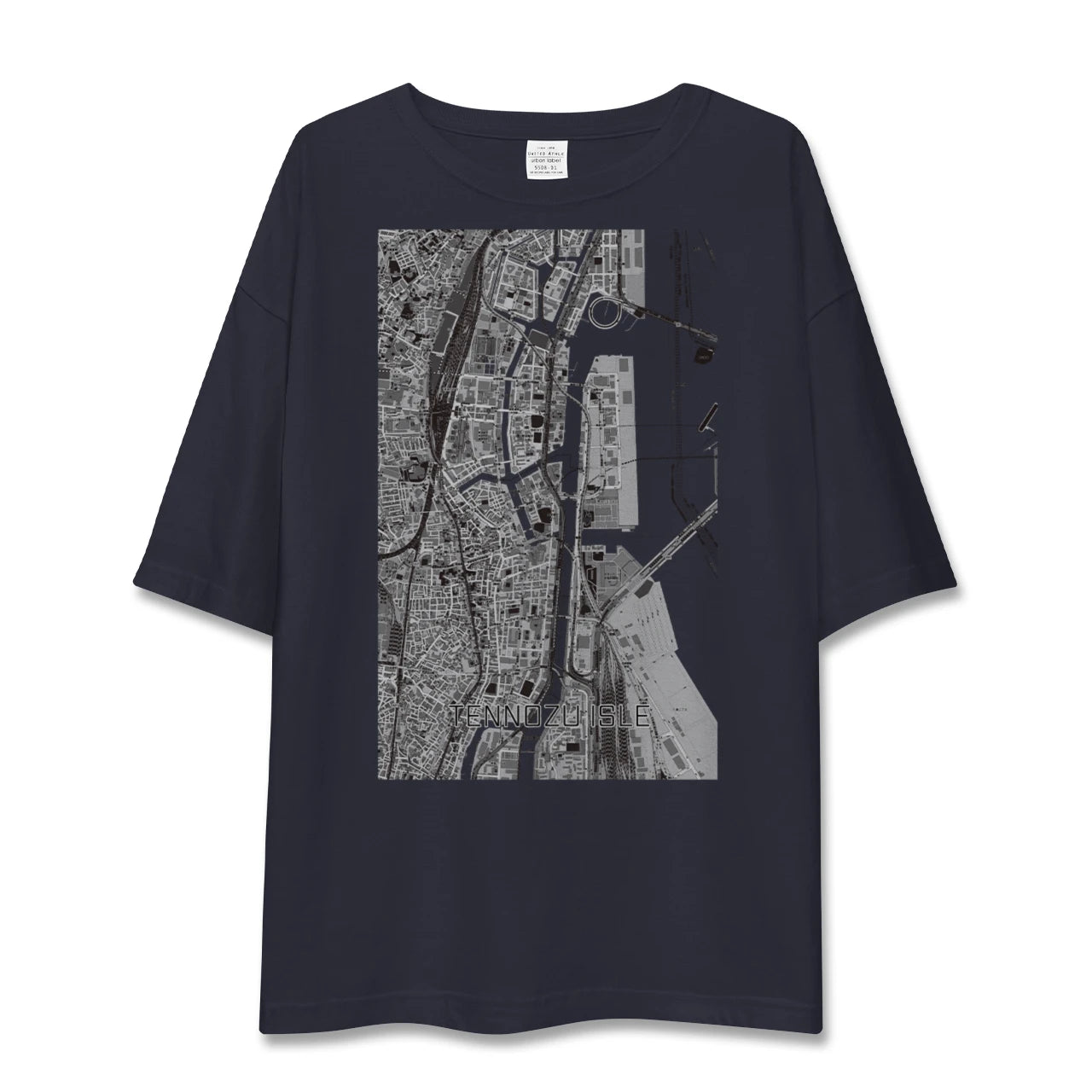 【天王洲アイル(東京都)】地図柄ビッグシルエットTシャツ