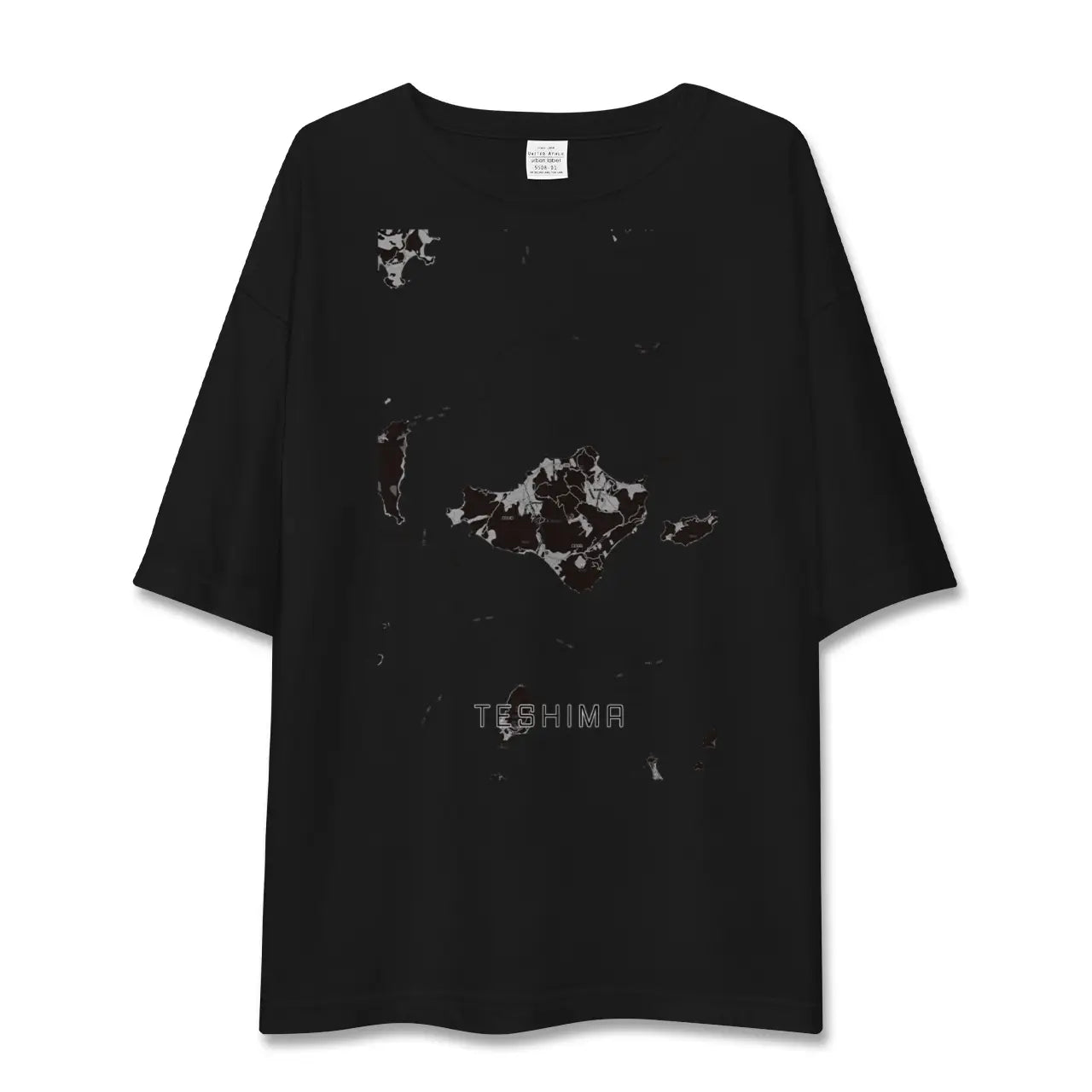 【豊島(香川県)】地図柄ビッグシルエットTシャツ