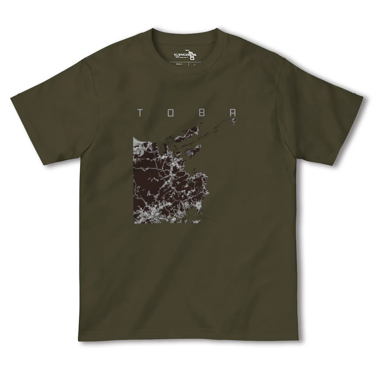 【鳥羽(三重県)】地図柄ヘビーウェイトTシャツ
