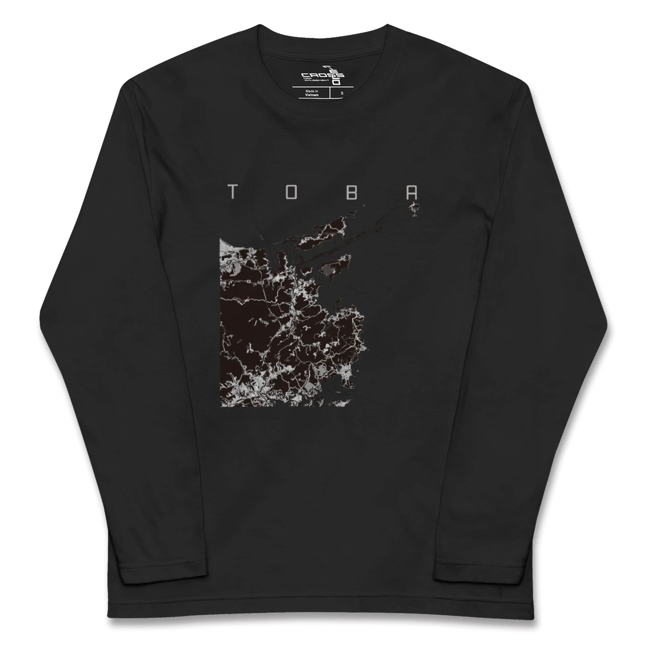 【鳥羽(三重県)】地図柄ロングスリーブTシャツ