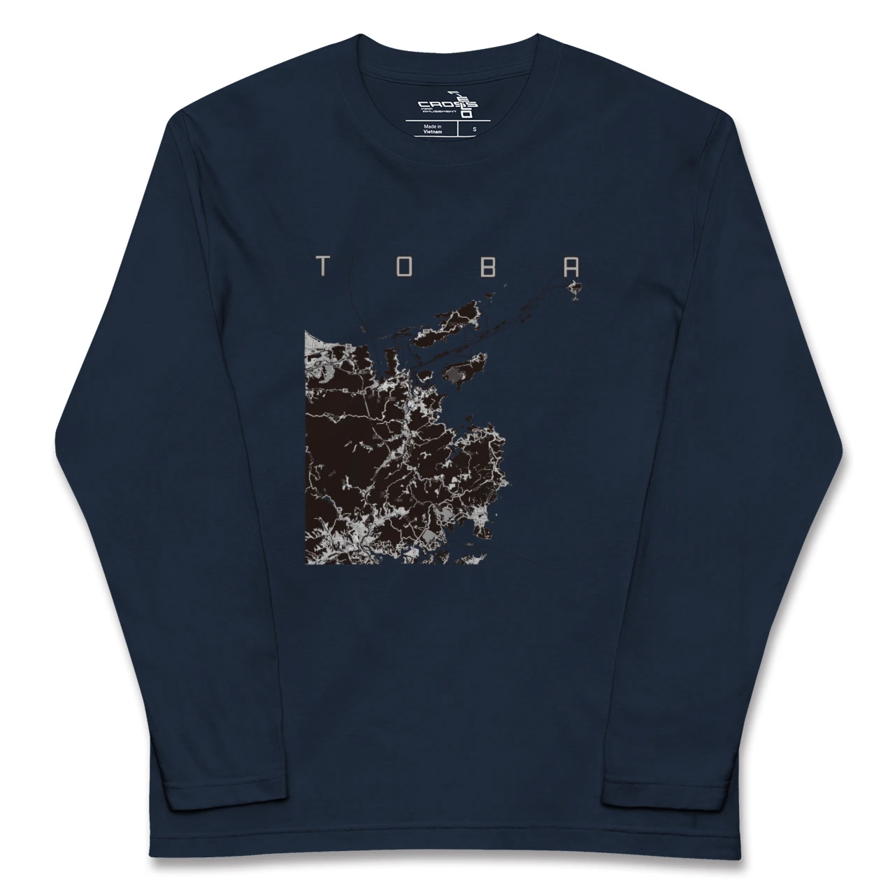 【鳥羽(三重県)】地図柄ロングスリーブTシャツ