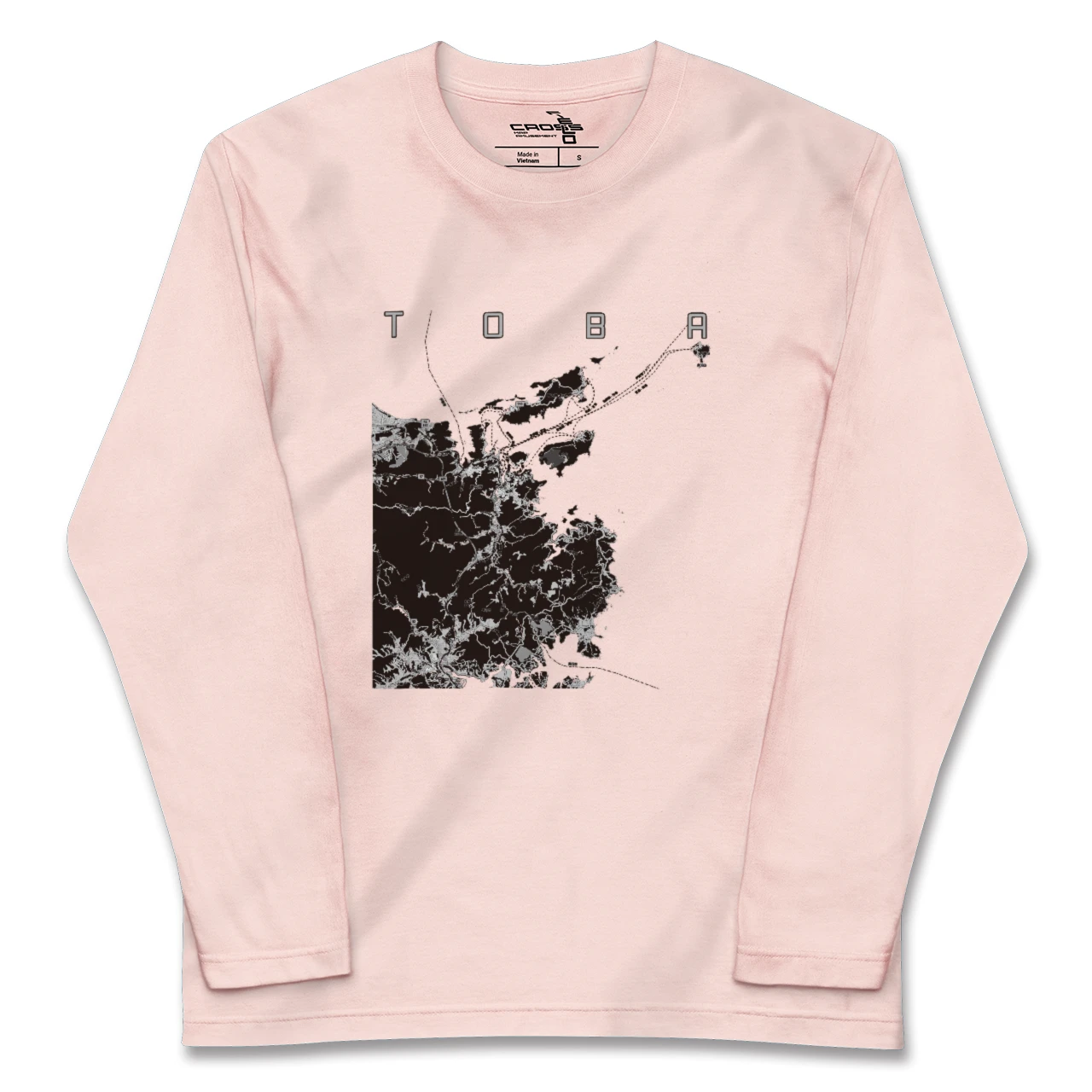 【鳥羽(三重県)】地図柄ロングスリーブTシャツ