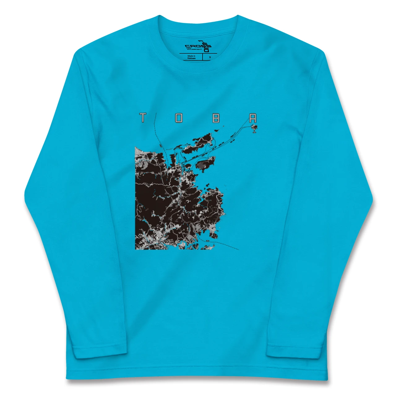 【鳥羽(三重県)】地図柄ロングスリーブTシャツ