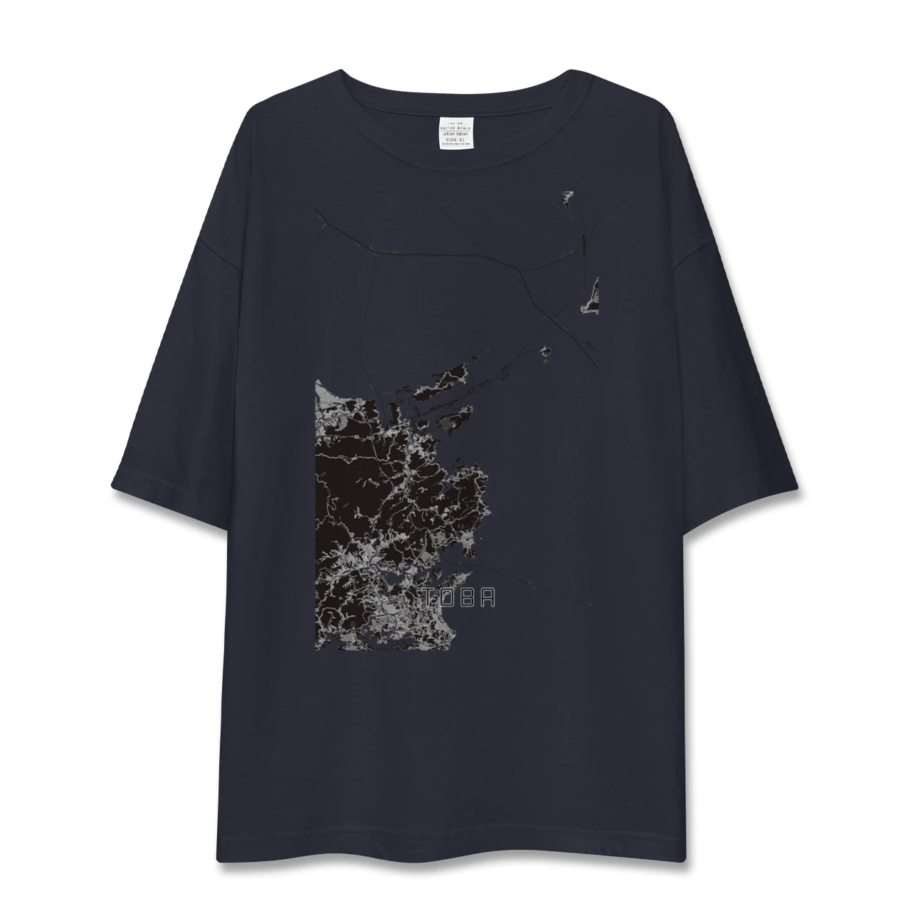 【鳥羽(三重県)】地図柄ビッグシルエットTシャツ