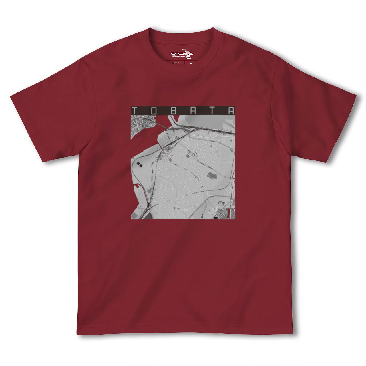 【戸畑(福岡県)】地図柄ヘビーウェイトTシャツ