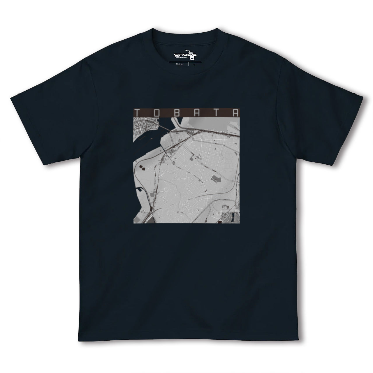 【戸畑(福岡県)】地図柄ヘビーウェイトTシャツ