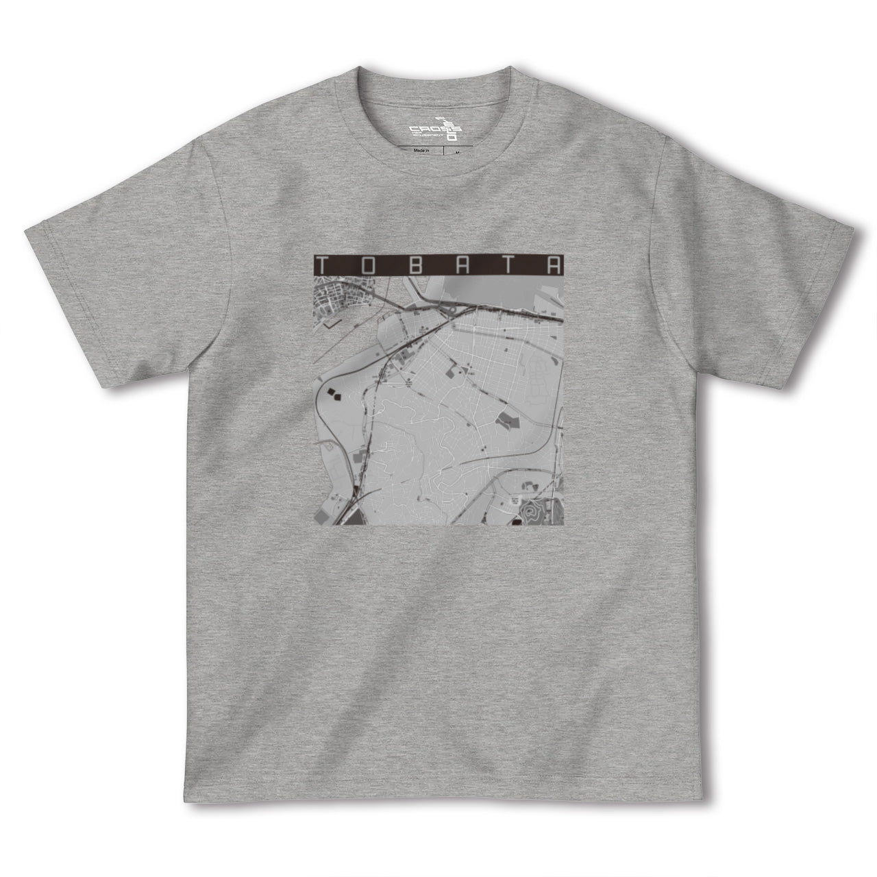 【戸畑(福岡県)】地図柄ヘビーウェイトTシャツ
