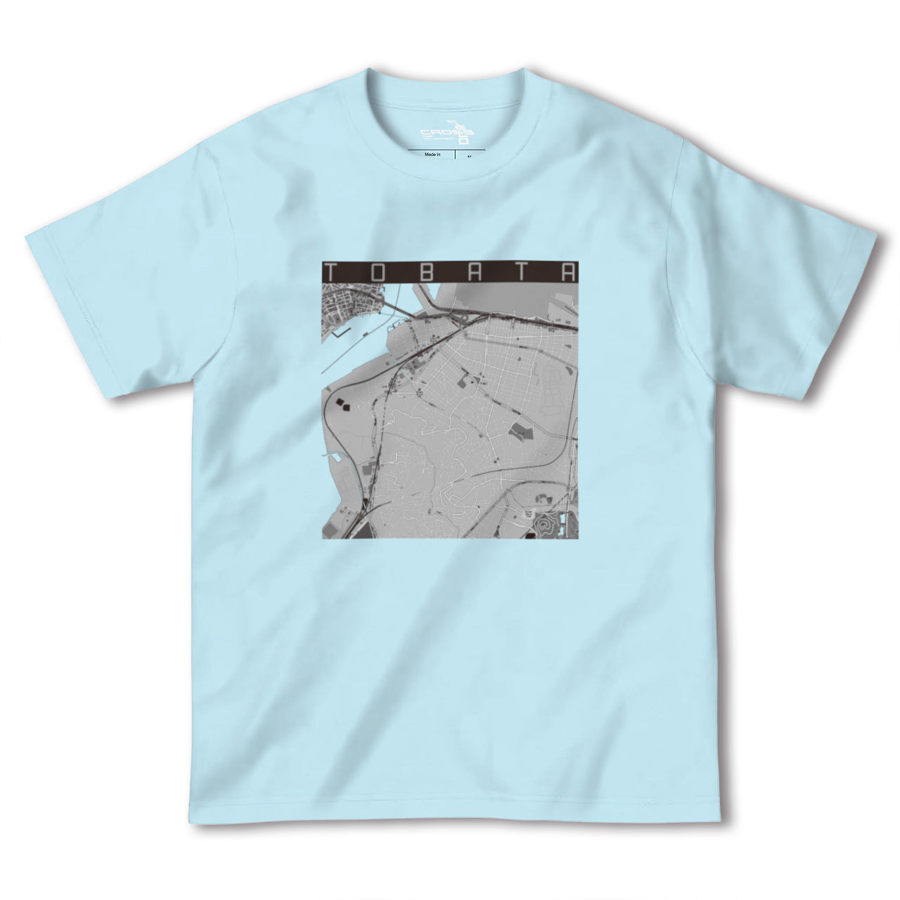 【戸畑(福岡県)】地図柄ヘビーウェイトTシャツ
