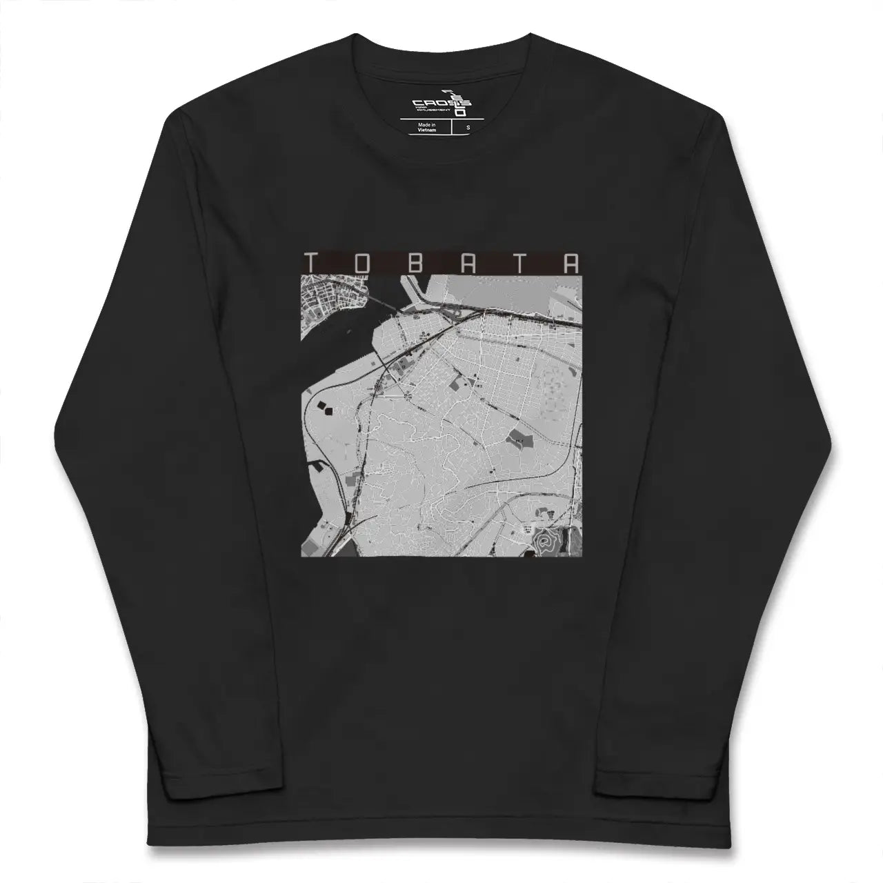 【戸畑(福岡県)】地図柄ロングスリーブTシャツ