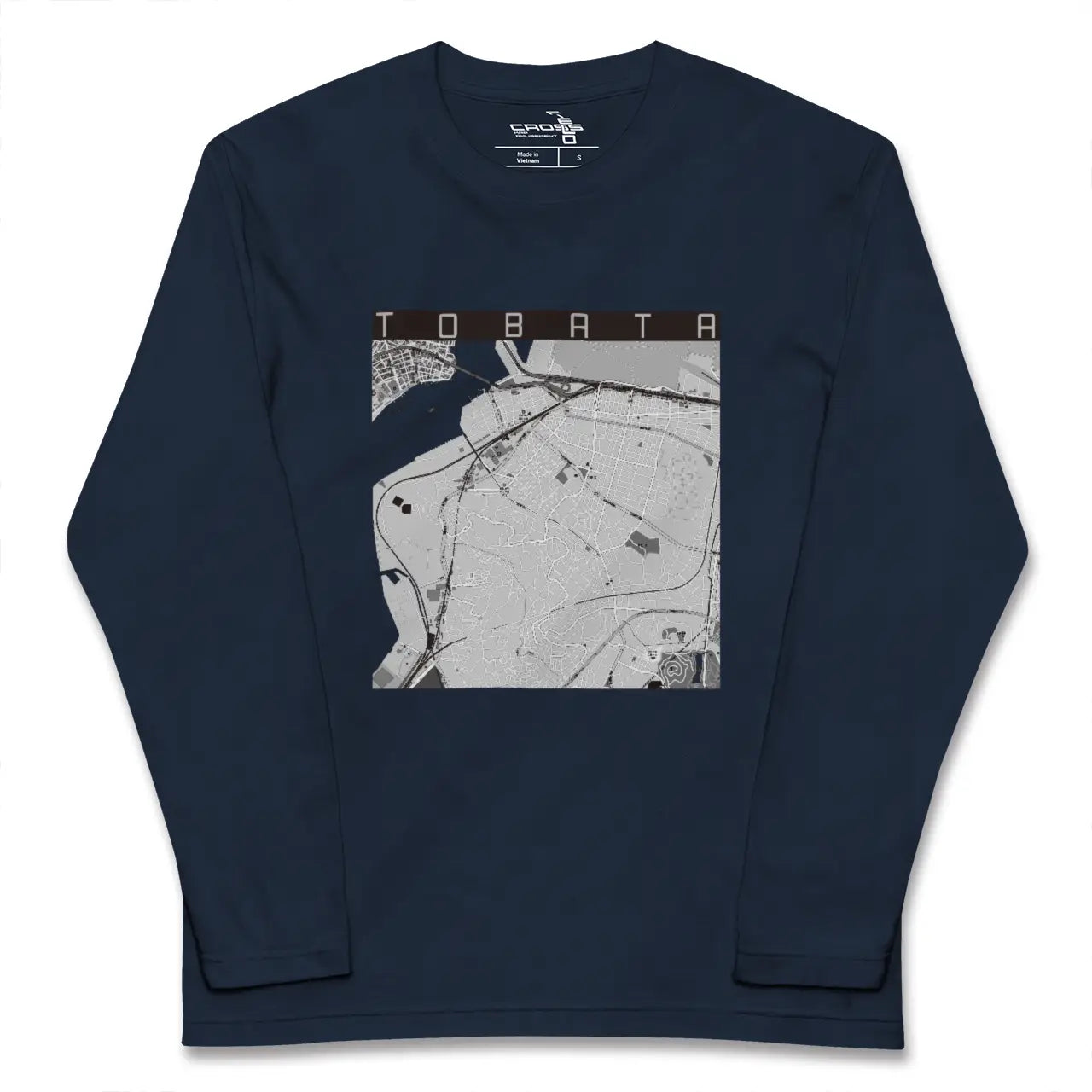 【戸畑(福岡県)】地図柄ロングスリーブTシャツ