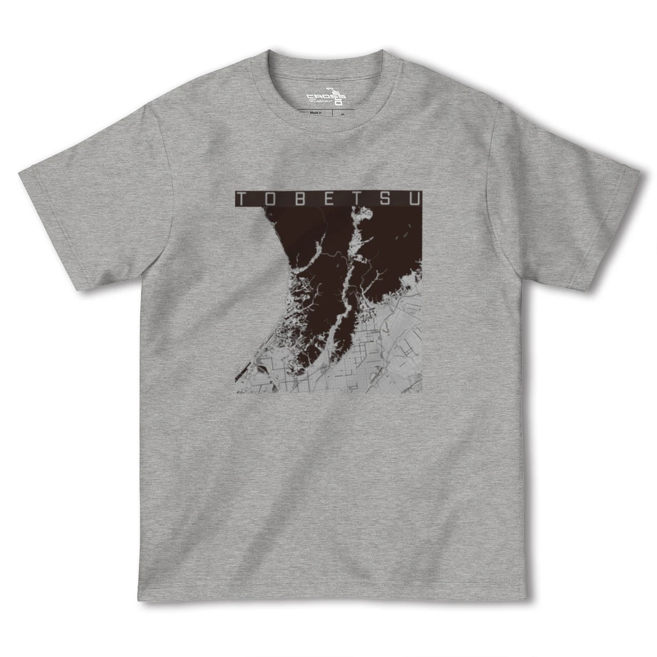【当別(北海道)】地図柄ヘビーウェイトTシャツ