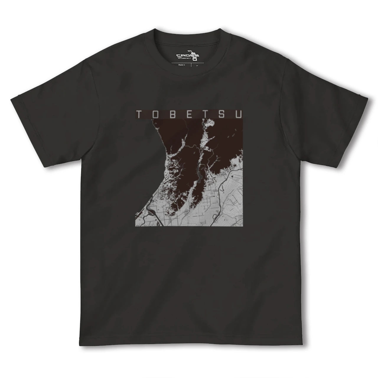 【当別(北海道)】地図柄ヘビーウェイトTシャツ