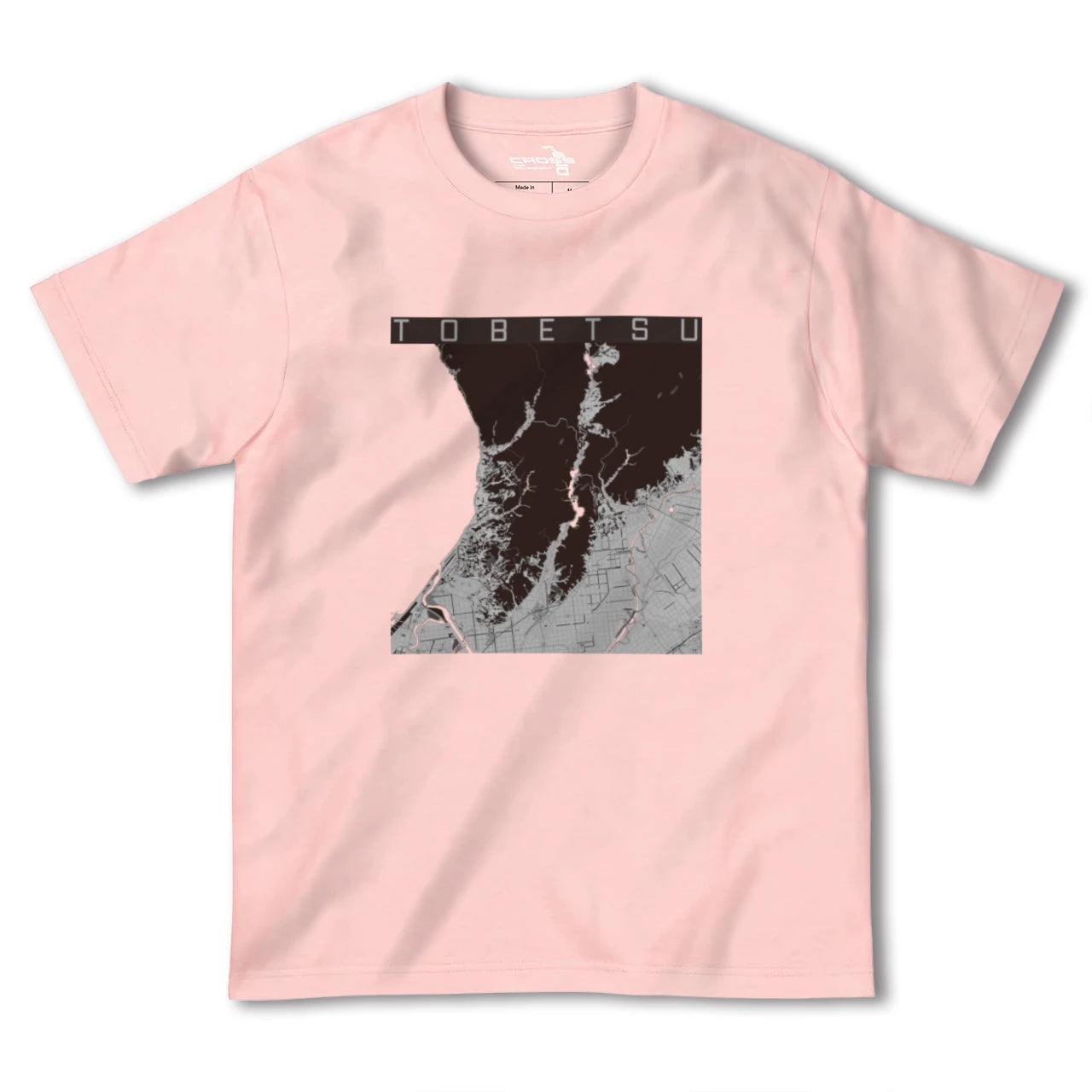 【当別(北海道)】地図柄ヘビーウェイトTシャツ