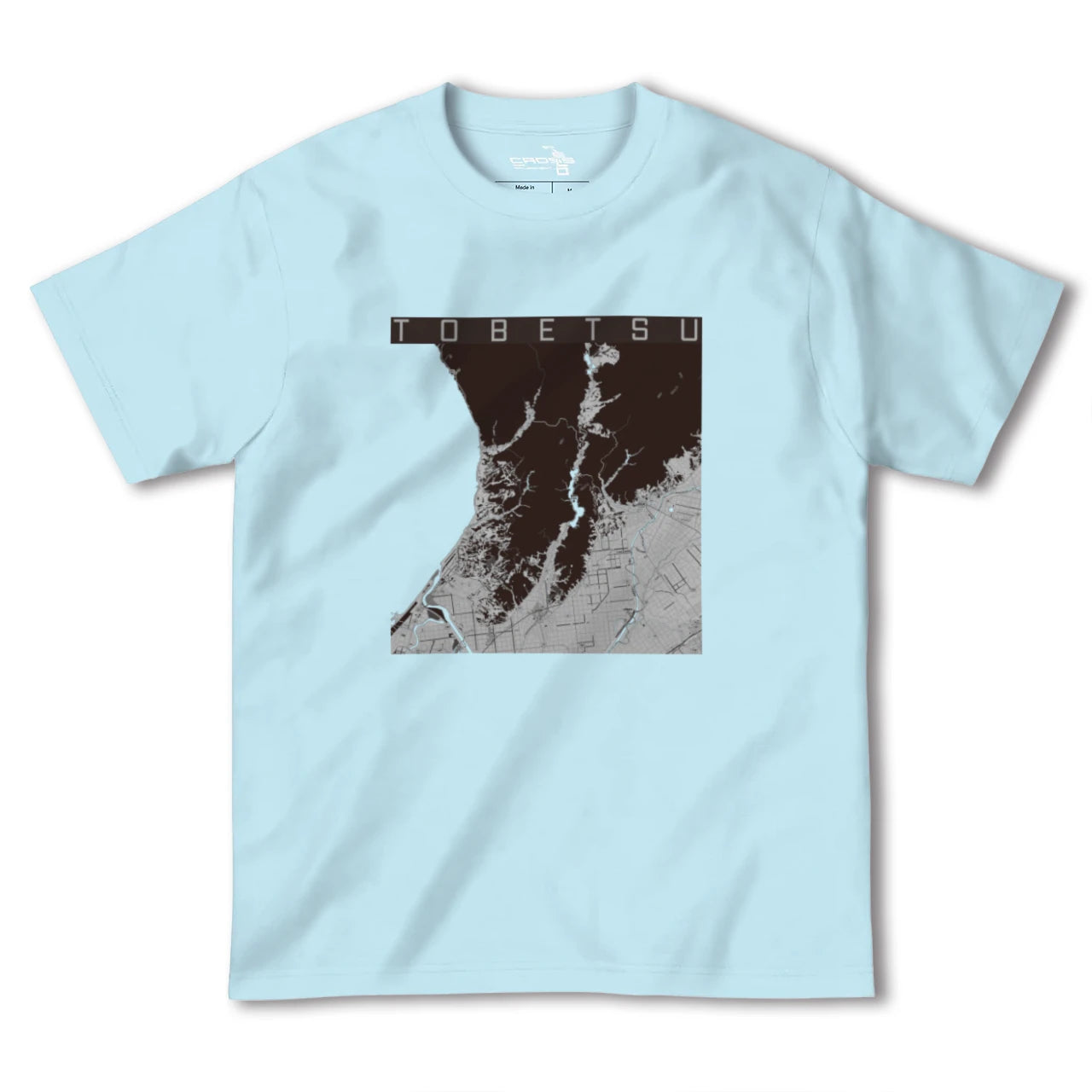 【当別(北海道)】地図柄ヘビーウェイトTシャツ