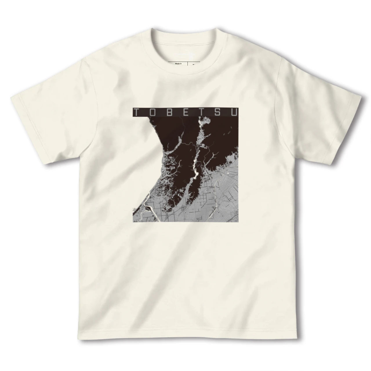 【当別(北海道)】地図柄ヘビーウェイトTシャツ
