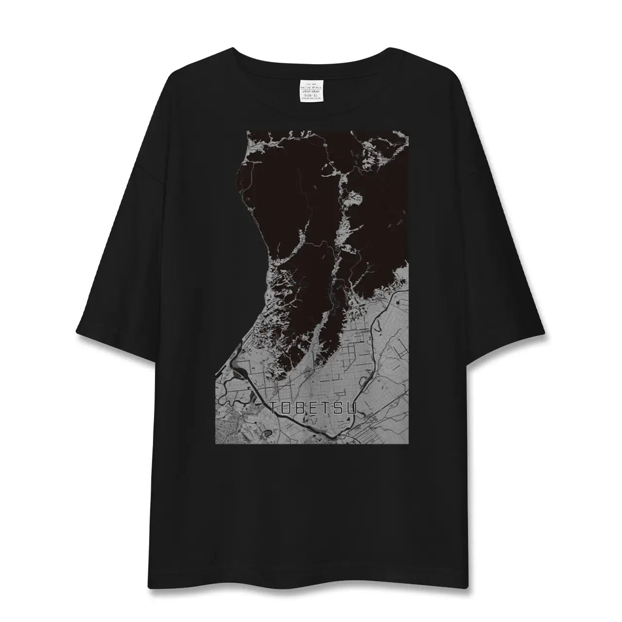 【当別(北海道)】地図柄ビッグシルエットTシャツ