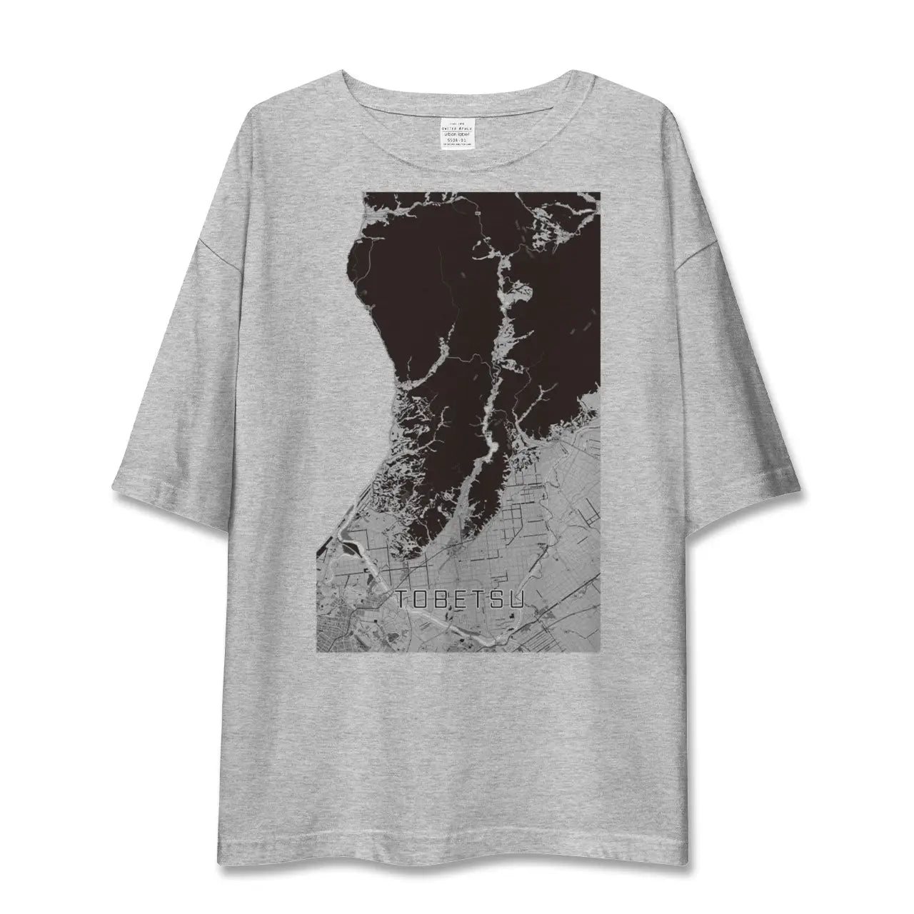 【当別(北海道)】地図柄ビッグシルエットTシャツ