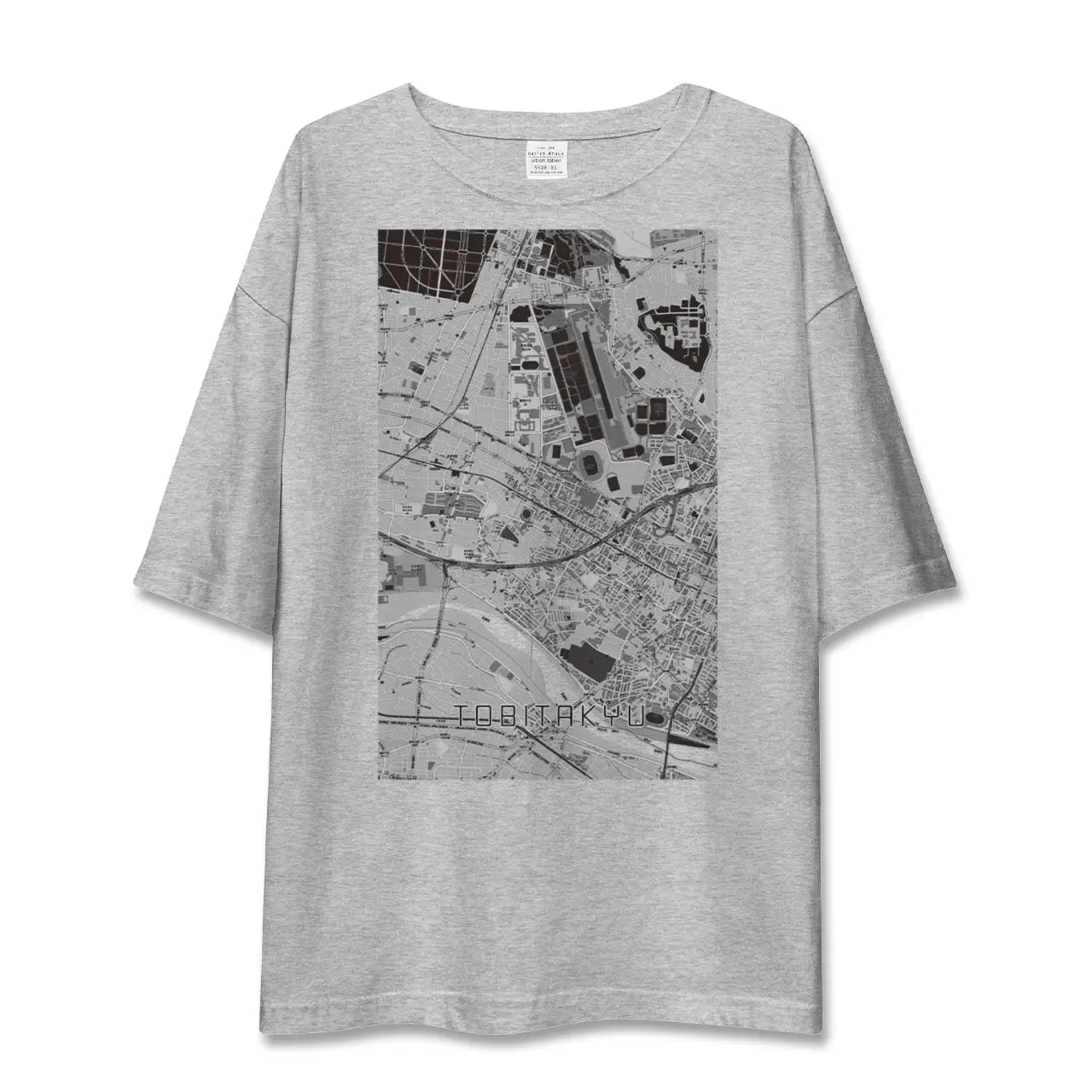 【飛田給(東京都)】地図柄ビッグシルエットTシャツ
