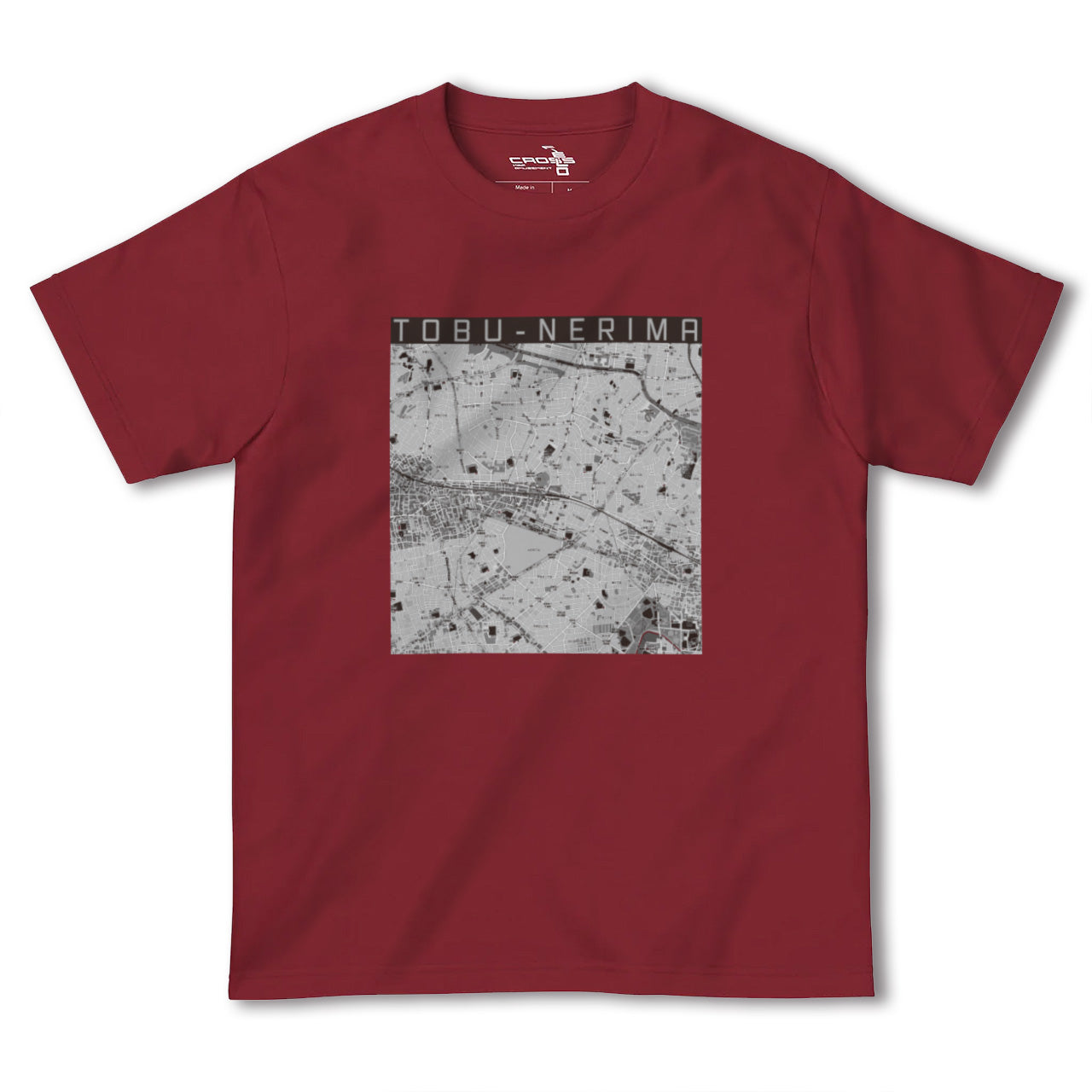 【東武練馬(東京都)】地図柄ヘビーウェイトTシャツ