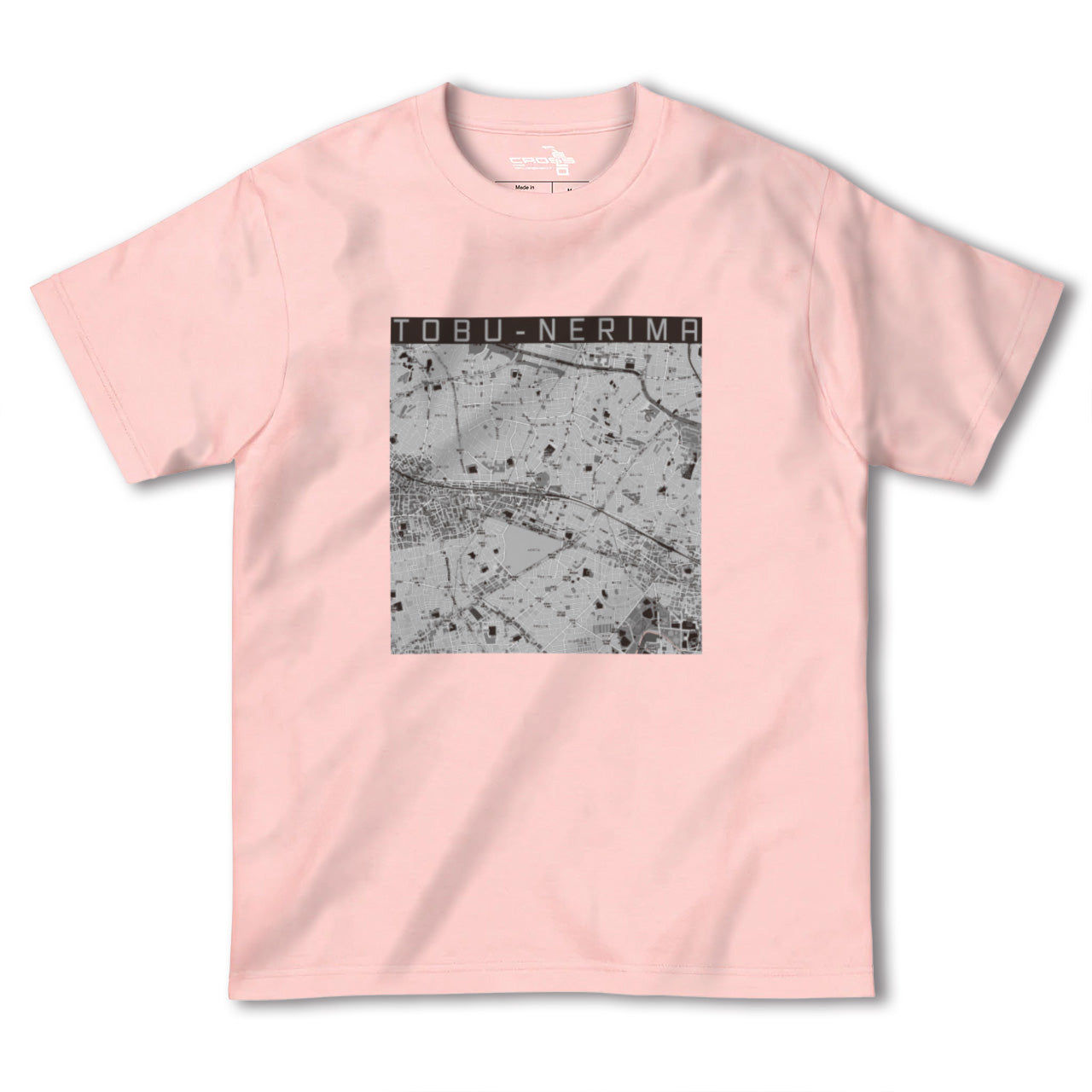 【東武練馬(東京都)】地図柄ヘビーウェイトTシャツ