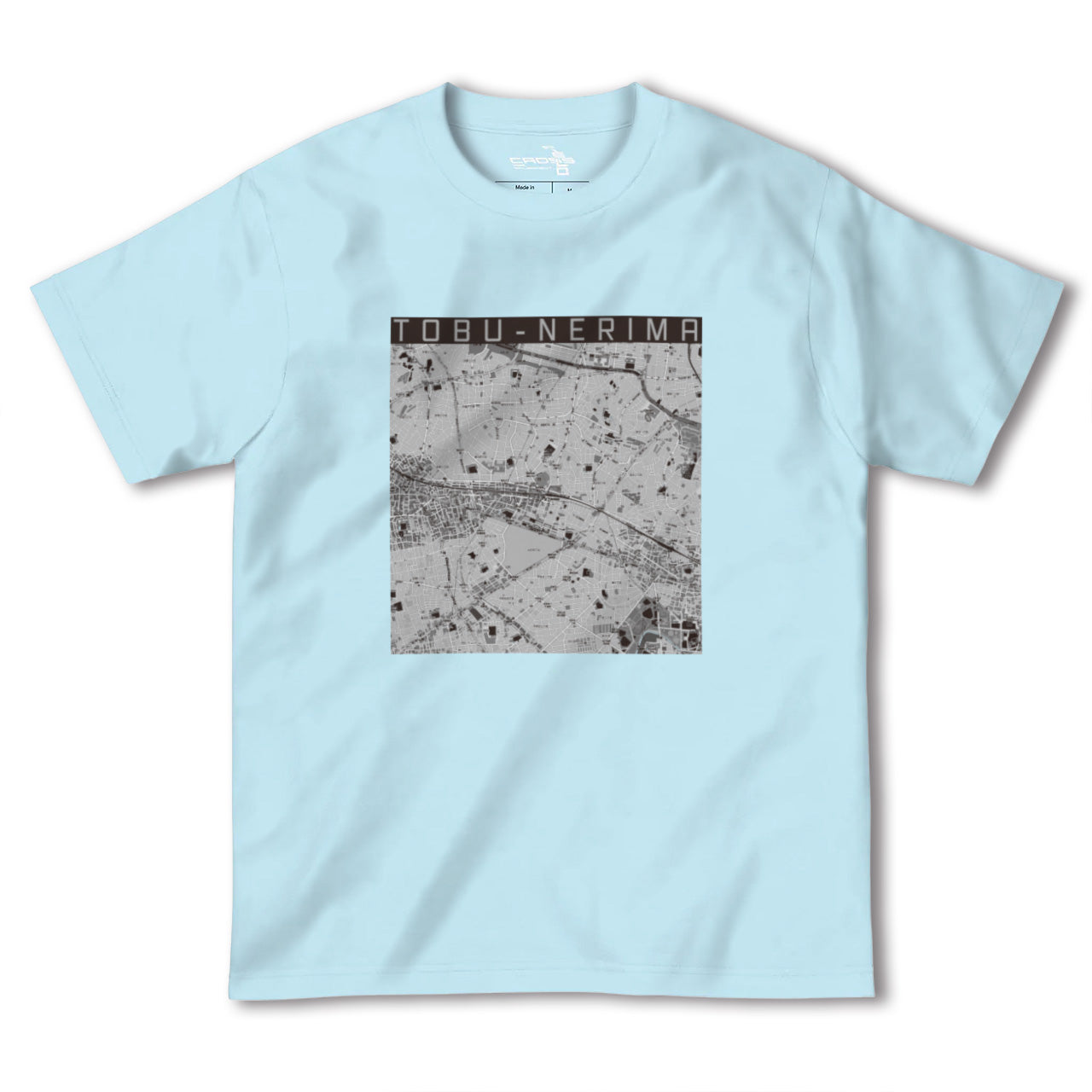 【東武練馬(東京都)】地図柄ヘビーウェイトTシャツ