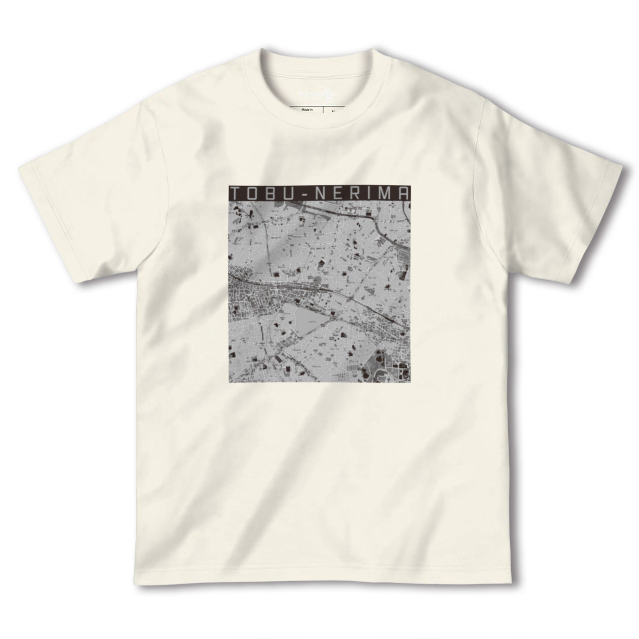 【東武練馬(東京都)】地図柄ヘビーウェイトTシャツ
