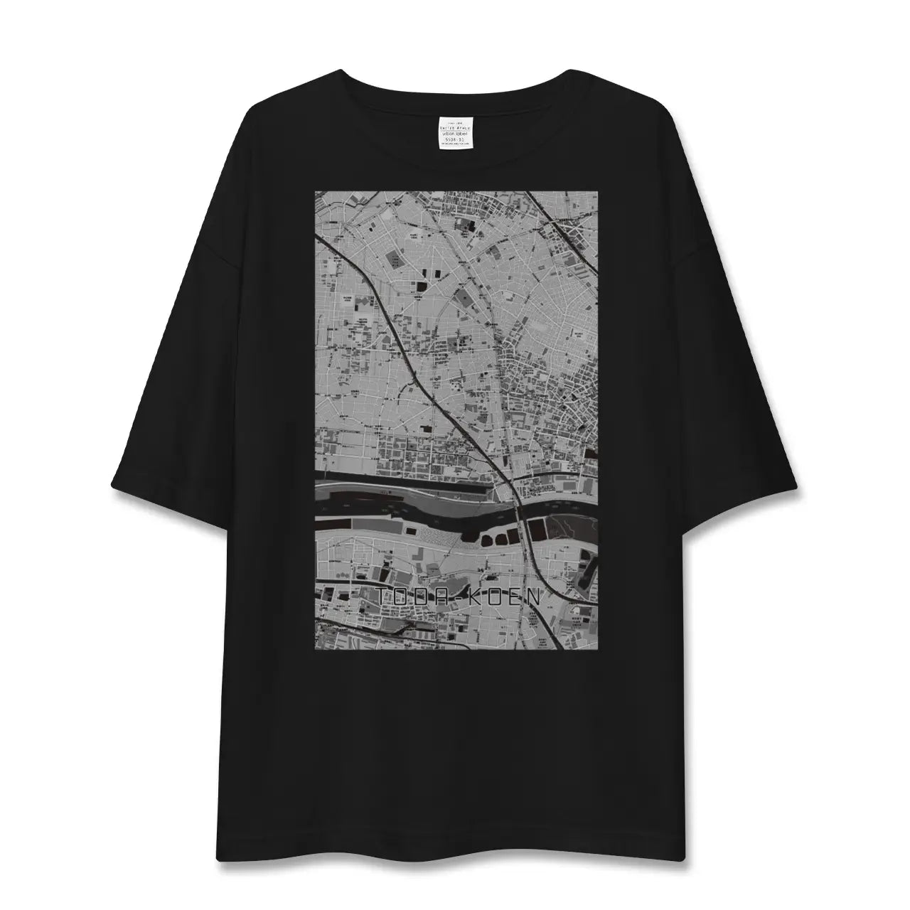 【戸田公園(埼玉県)】地図柄ビッグシルエットTシャツ