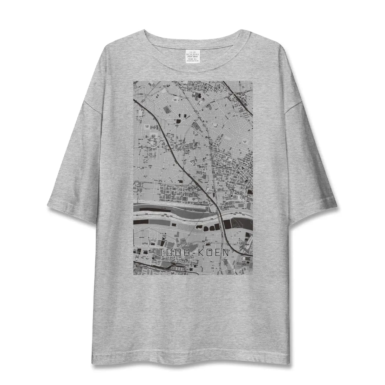 【戸田公園(埼玉県)】地図柄ビッグシルエットTシャツ