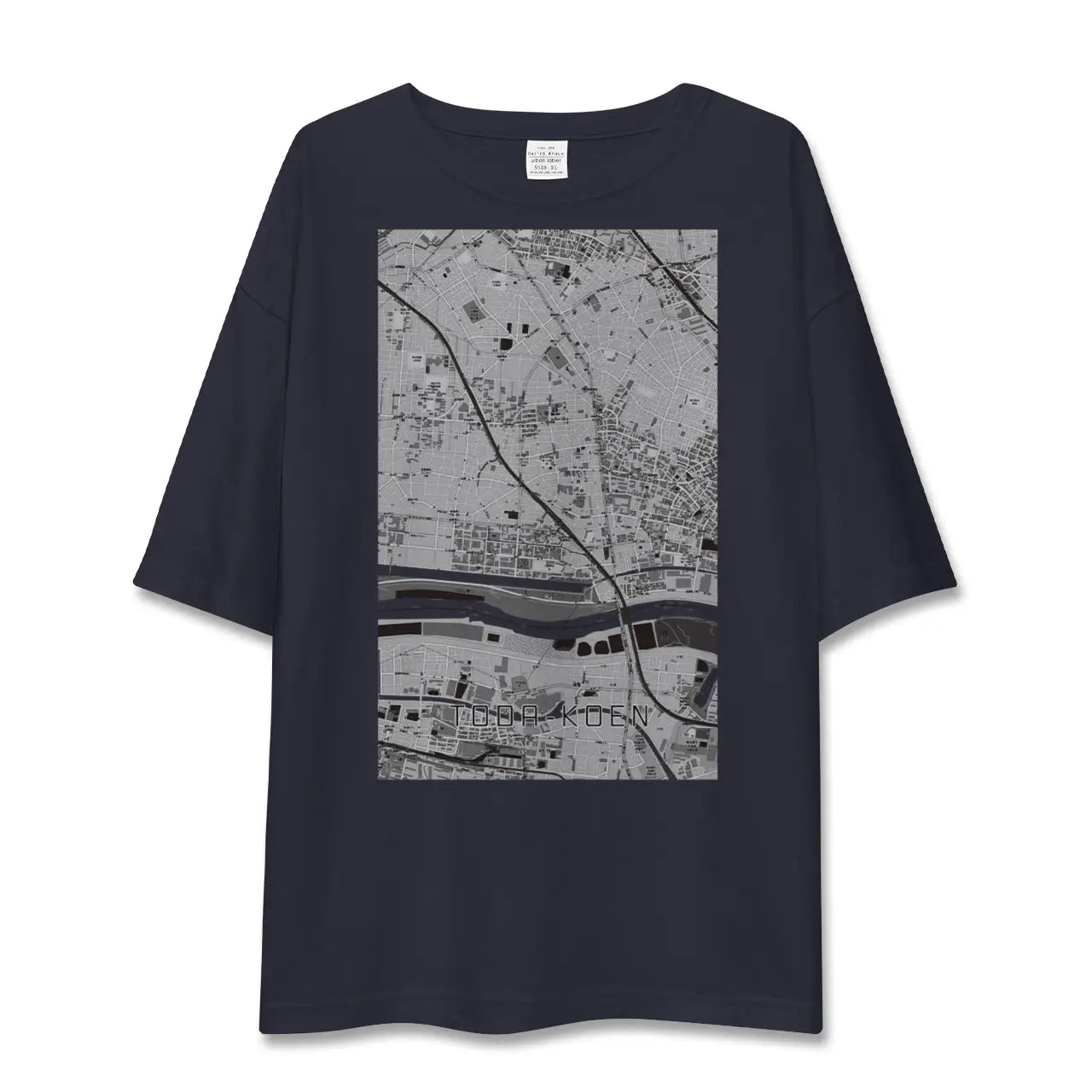 【戸田公園(埼玉県)】地図柄ビッグシルエットTシャツ
