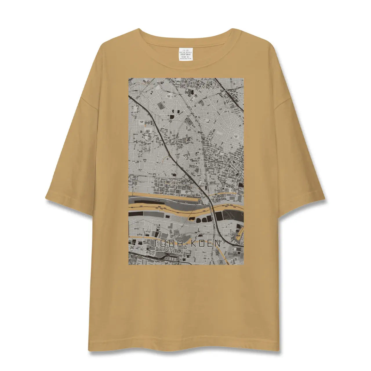 【戸田公園(埼玉県)】地図柄ビッグシルエットTシャツ