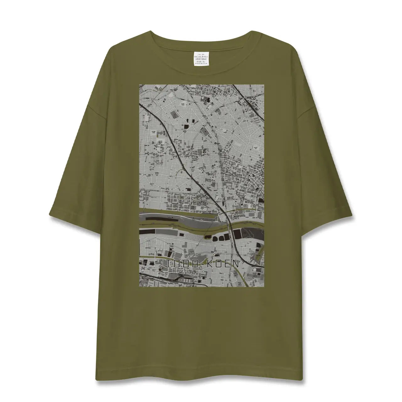【戸田公園(埼玉県)】地図柄ビッグシルエットTシャツ