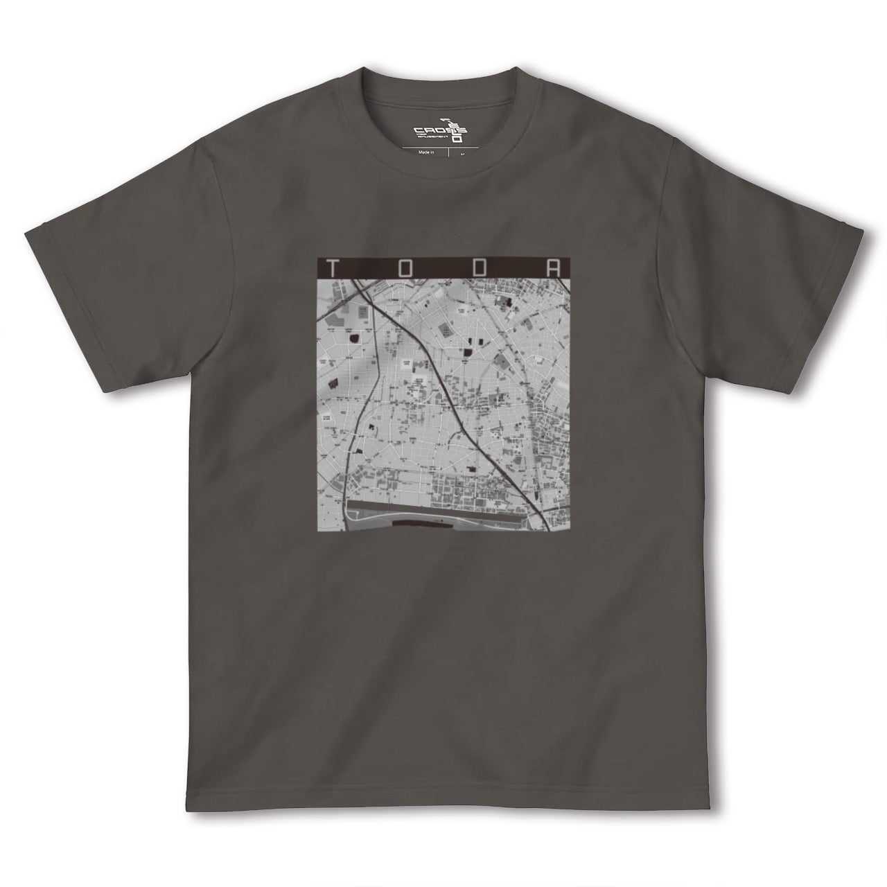 【戸田(埼玉県)】地図柄ヘビーウェイトTシャツ