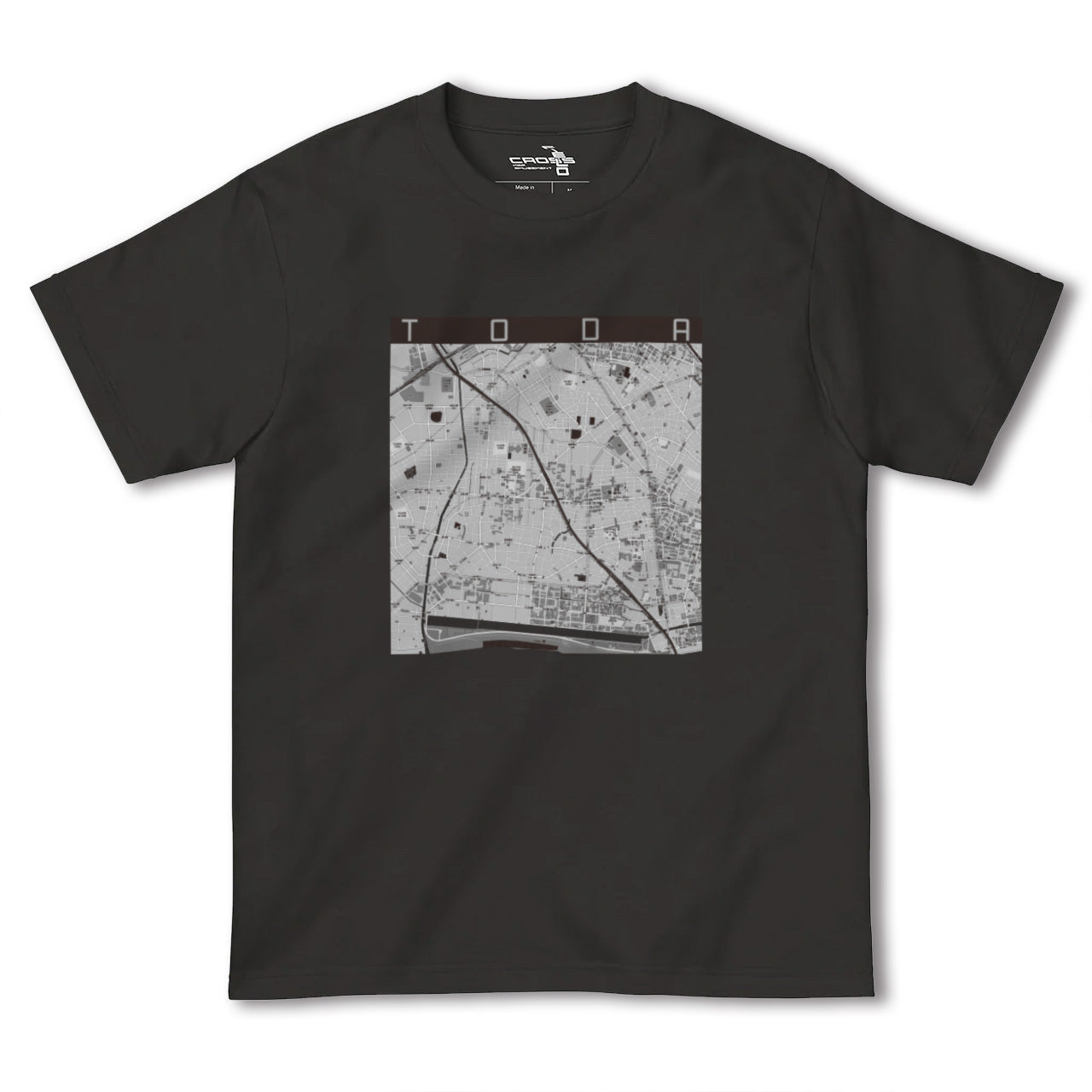 【戸田(埼玉県)】地図柄ヘビーウェイトTシャツ