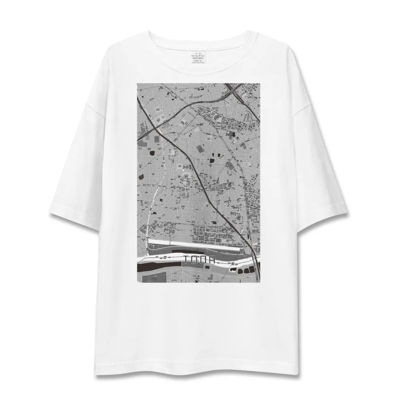 【戸田(埼玉県)】地図柄ビッグシルエットTシャツ