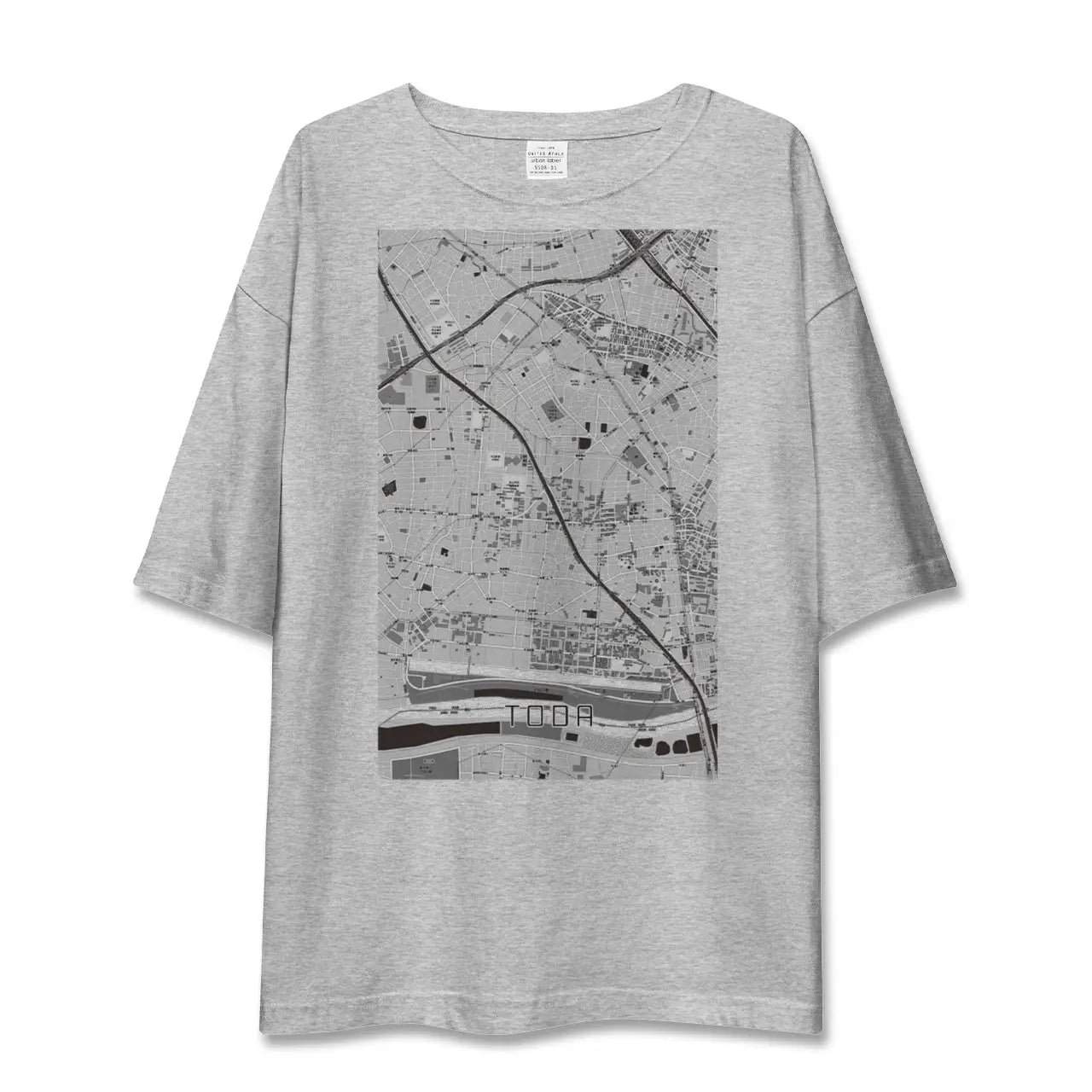 【戸田(埼玉県)】地図柄ビッグシルエットTシャツ