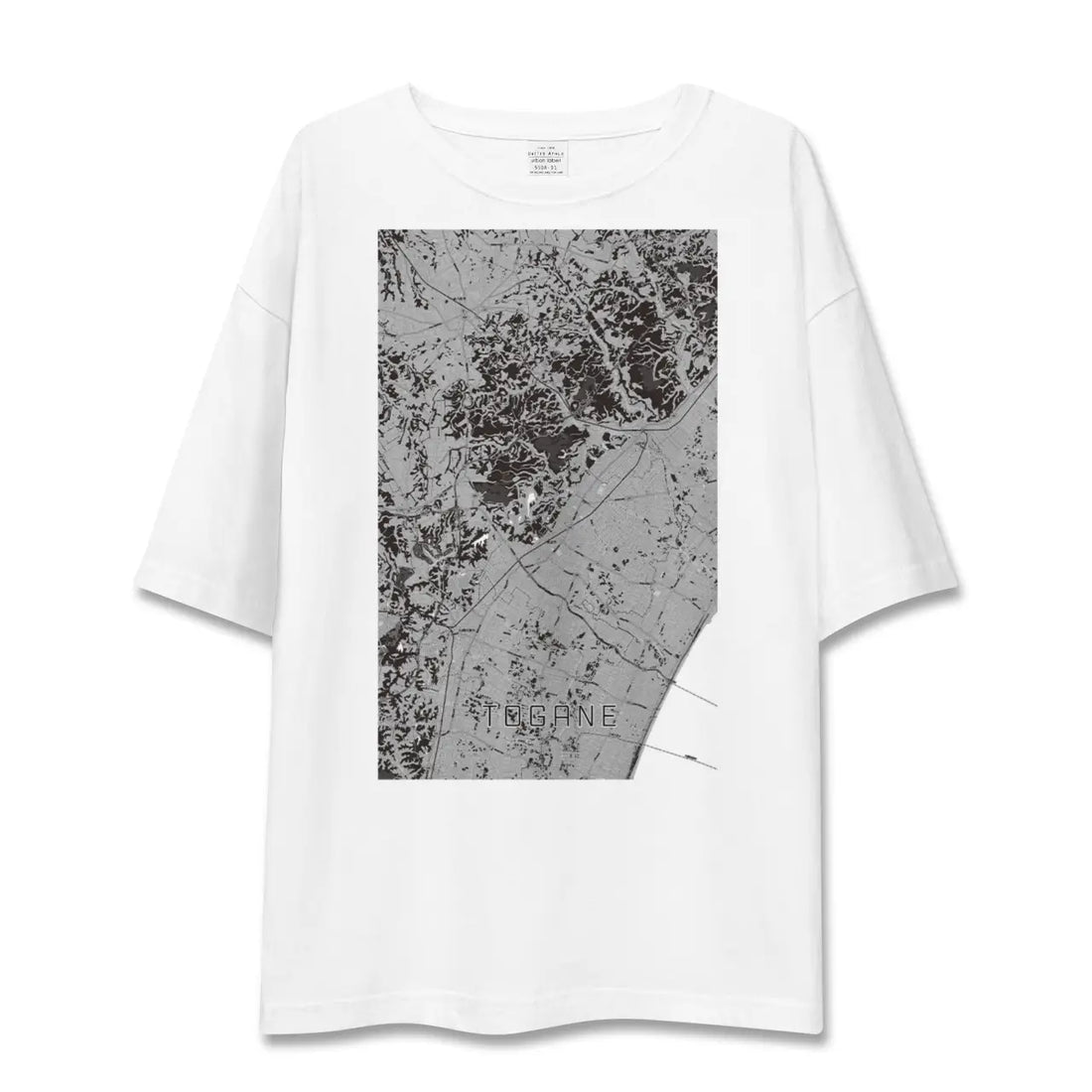 【東金(千葉県)】地図柄ビッグシルエットTシャツ
