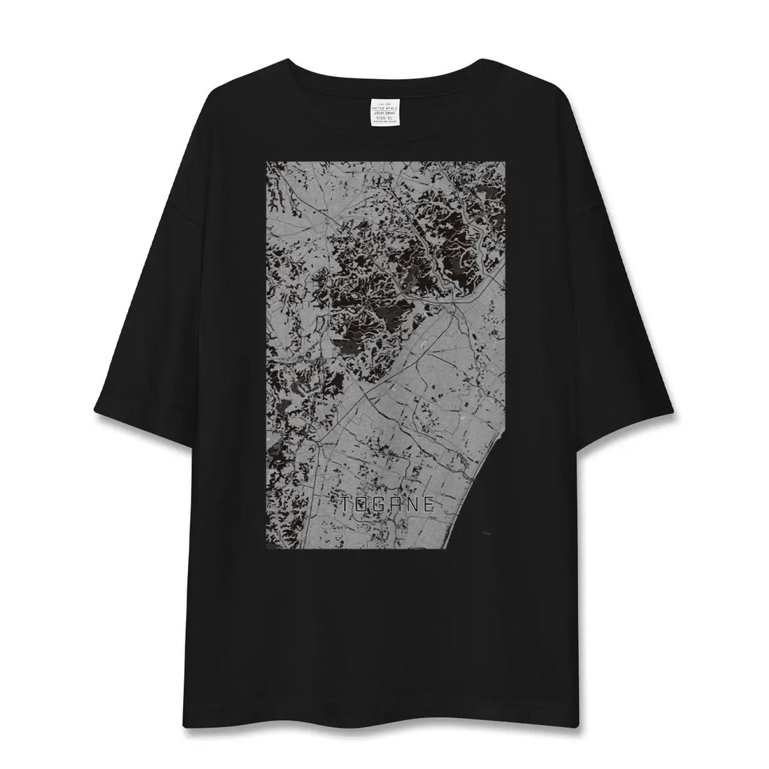 【東金(千葉県)】地図柄ビッグシルエットTシャツ