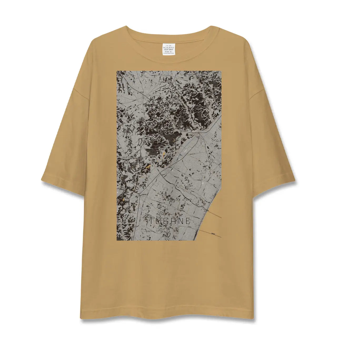【東金(千葉県)】地図柄ビッグシルエットTシャツ