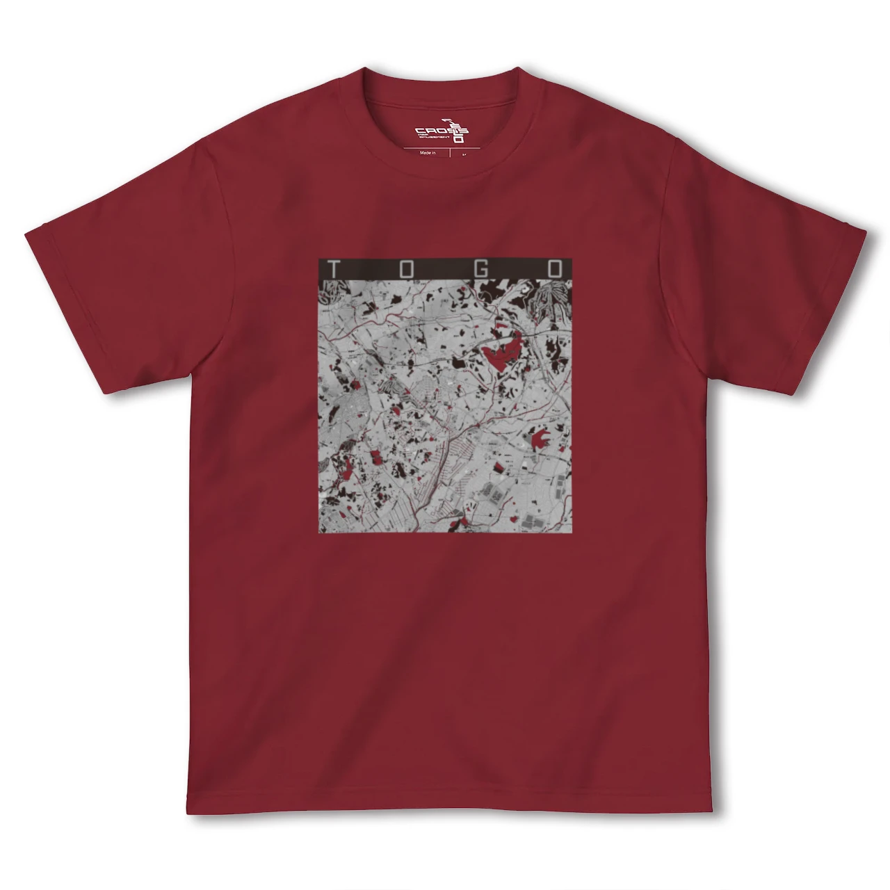 【東郷(愛知県)】地図柄ヘビーウェイトTシャツ