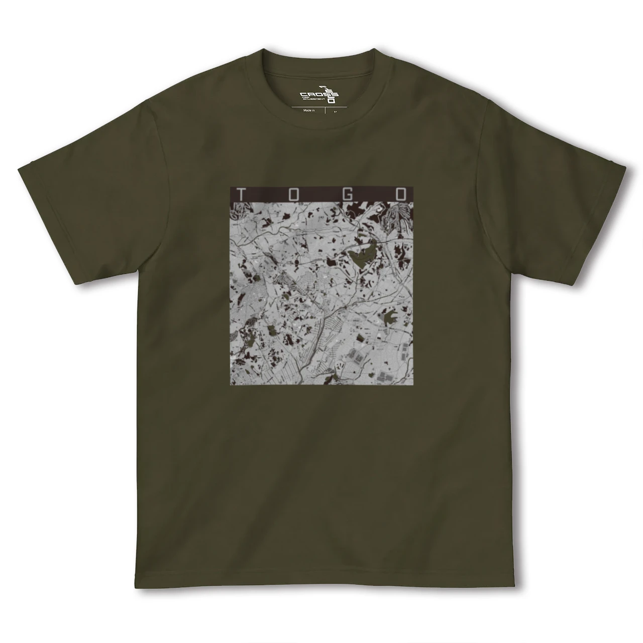 【東郷(愛知県)】地図柄ヘビーウェイトTシャツ