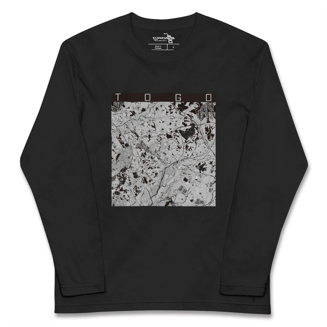 【東郷(愛知県)】地図柄ロングスリーブTシャツ