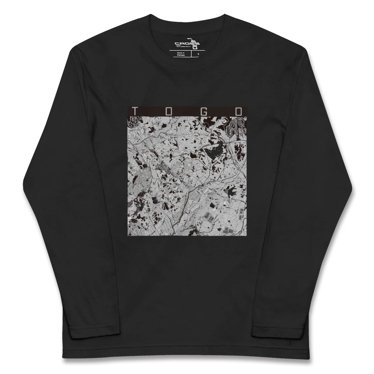 【東郷(愛知県)】地図柄ロングスリーブTシャツ