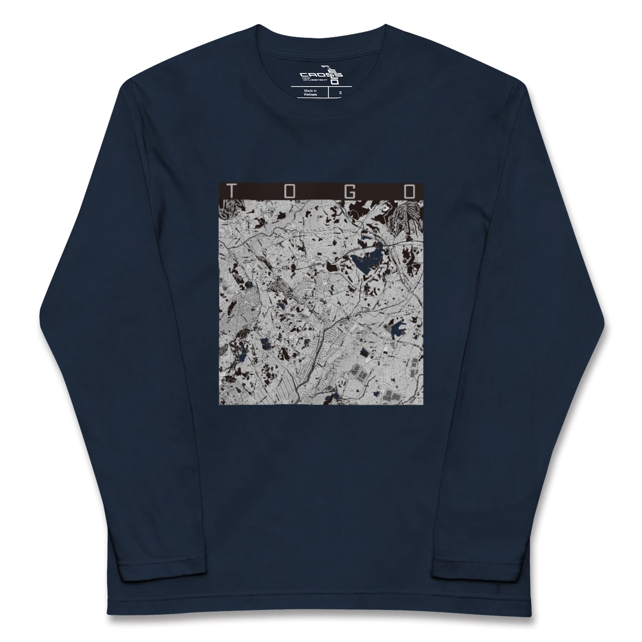 【東郷(愛知県)】地図柄ロングスリーブTシャツ