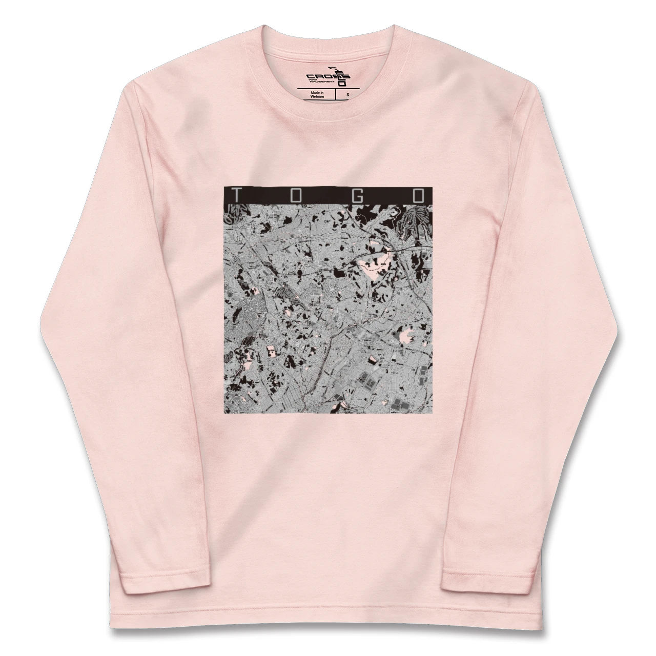 【東郷(愛知県)】地図柄ロングスリーブTシャツ